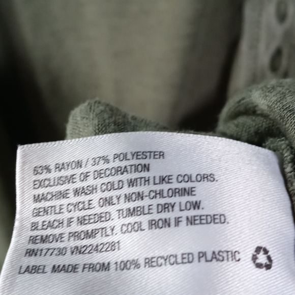 Jade green tank top - Picture 3 of 5